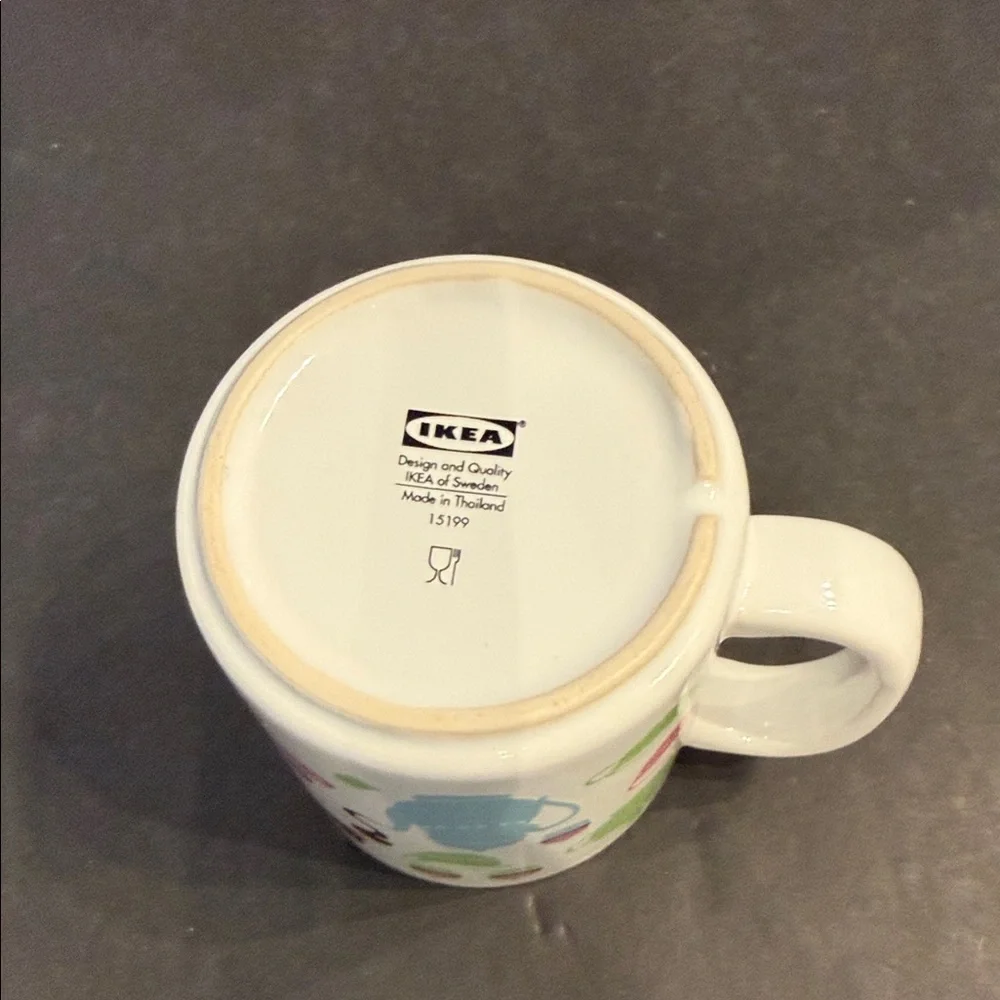 IKEA Desserts Mug Cupcakes Cake TEA Coffee Cup Ceramic